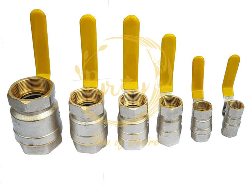 brass forged ball valves silver