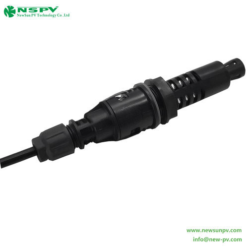 Photovoltaic Solar Panel Inline Fuse Connector Cable End With TUV Certificate