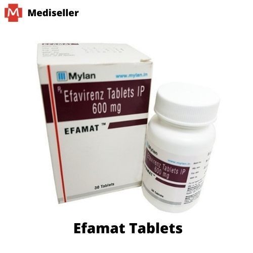 Efamat 600 Mg Tablet Ingredients: Efavirenz (600mg)