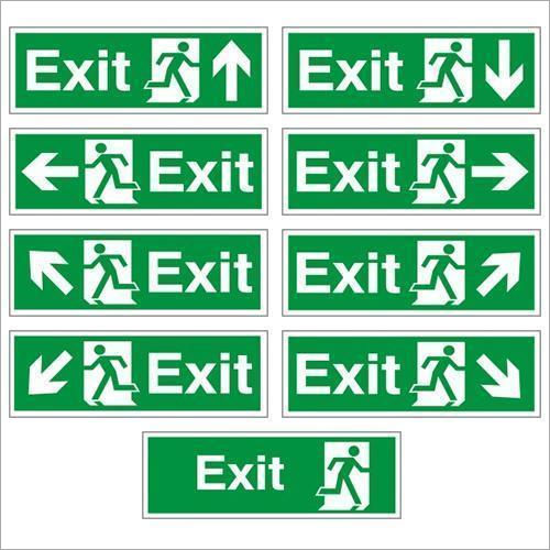 Fire Safety Exit Signage