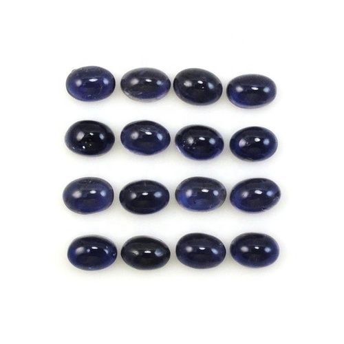 3x4mm Iolite Oval Cabochon Loose Gemstones