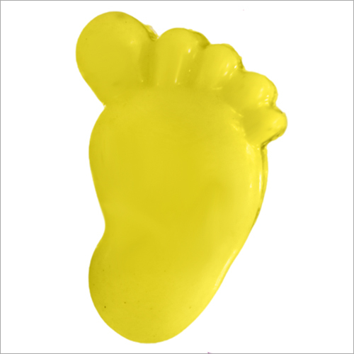 Yellow 100Gm Nany Foot Shape Baby Soap