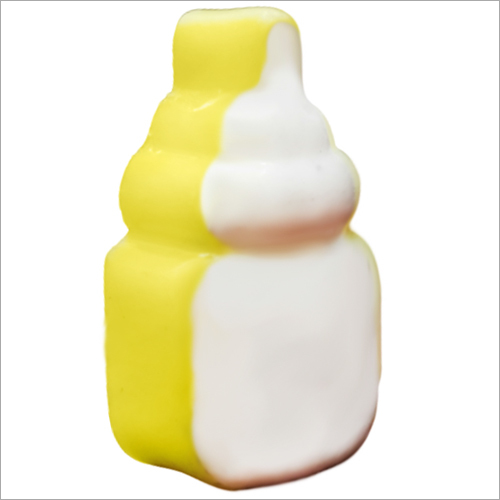 White 100Gm Milk Bottle Shape Baby Soap