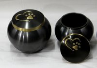 Heart and Paw Print Urn