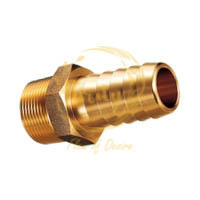 Brass RO Nozzle - Brass, 30mm Length, 6mm Barb, 1/4" NPT Thread | Durable, Corrosion Resistant, High Flow, Precise Fit