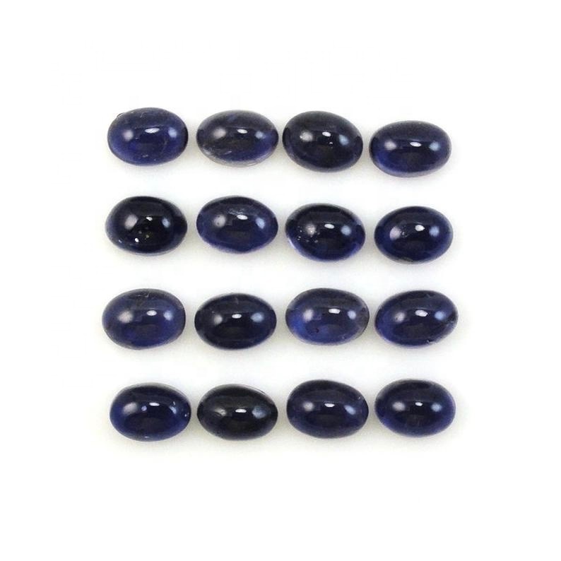 6x8mm Iolite Oval Cabochon Loose Gemstones