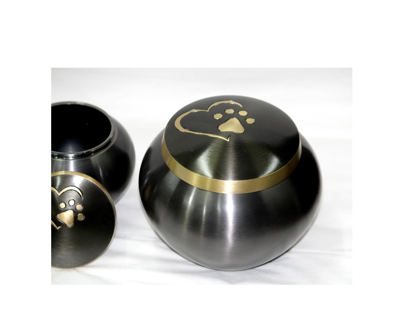 Heart and Paw Print Urn