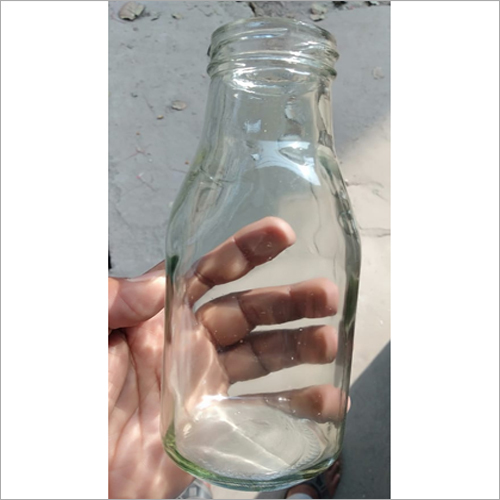 300ml Square Milk Shake Glass Bottle - Glass Material, Various Sizes Available, Transparent Color | Ideal for Beverage Use