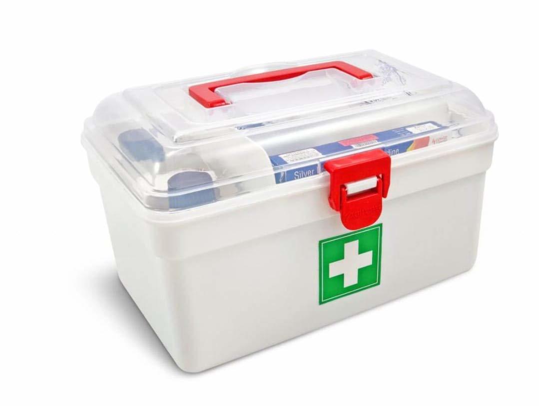 first aid kit small only red