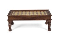 Wooden Engraved Double Bed
