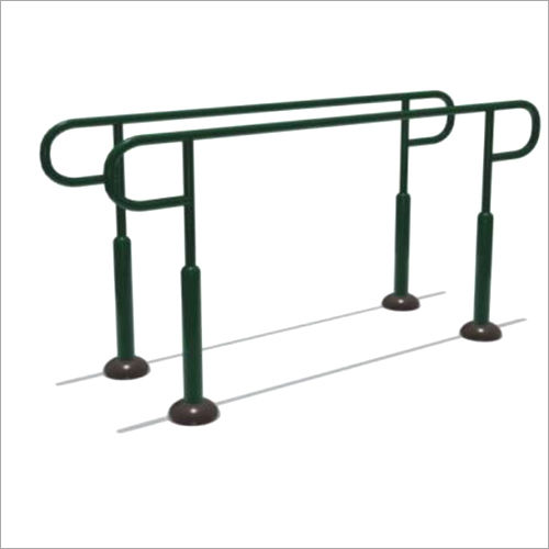 Outdoor Gym Parallel Bar - Commercial Grade, Manual Operation | Customizable Seat Color for Abdominal Exercises