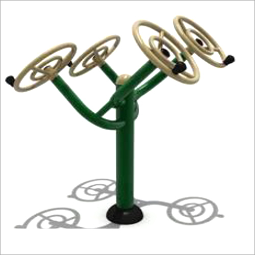Outdoor Gym Four Wheel Shoulder Builder