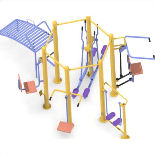 Outdoor Gym Six Station Open Multigym Machine