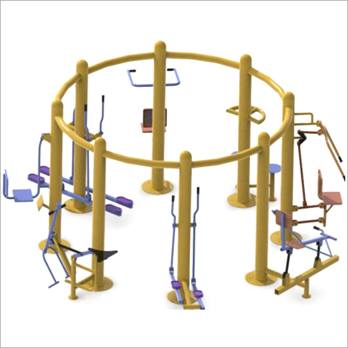 Outdoor Gym Eight Station Open Multigym Machine