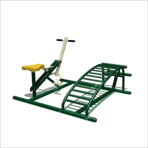 Outdoor Gym Sit Up Board and Horse Rider