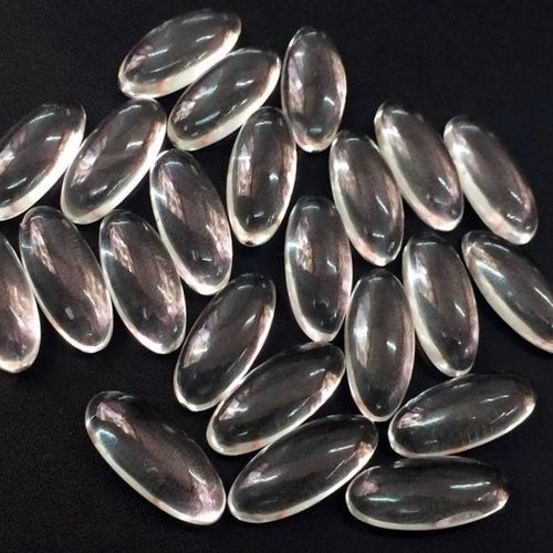 4x6mm Crystal Quartz Oval Cabochon Loose Gemstones