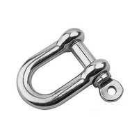 Stainless Steel D Shackle - Heavy Duty, Corrosion Resistant Design | Ideal For Marine And Industrial Use