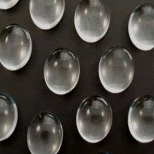 8x10mm Crystal Quartz Oval Cabochon Loose Gemstones