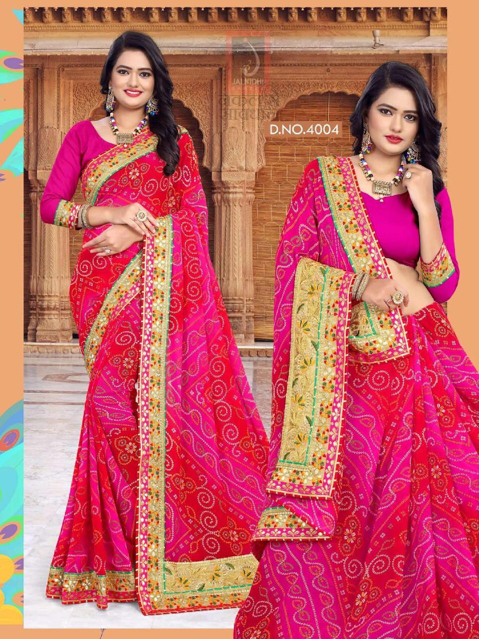 Bandhej Saree