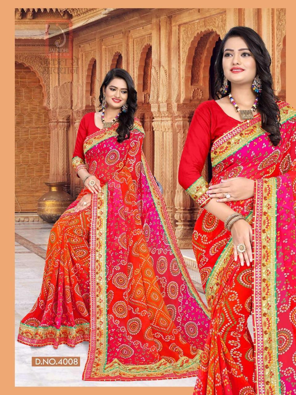 Bandhej Saree