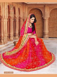 Bandhej Saree