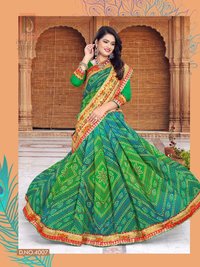 Bandhej Saree