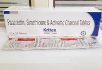 PANCREATIN 175 MG + SIMETHICONE 50 MG+ ACTIVATED CHARCOAL 50 MG