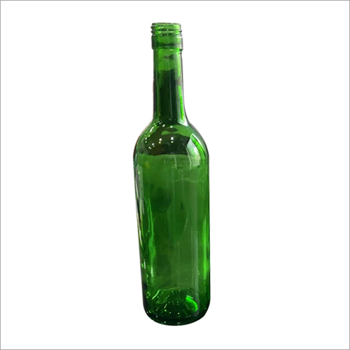 Wine Glass Bottle - Glass Material, Different Sizes Available, Green Color | Sleek Design for Stylish Drinking, Perfect Gift Option