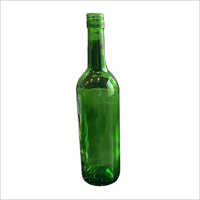 Wine Glass Bottle - Glass Material, Different Sizes Available, Green Color | Sleek Design For Stylish Drinking, Perfect Gift Option