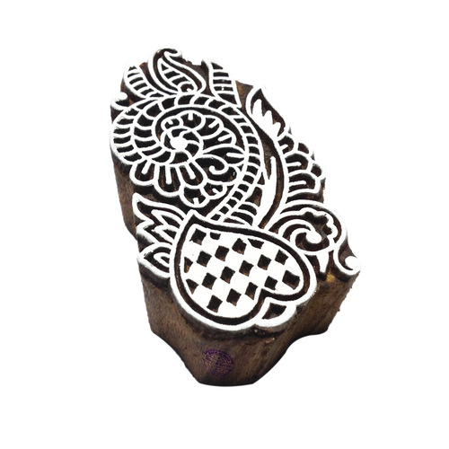 Floral Wooden Block Printing Stamps