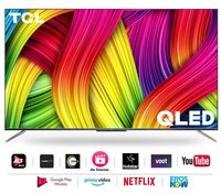 TCL 138.7 cm 55 inches 4K Ultra HD Certified Android Smart QLED TV 55C715 Metallic Black 2020 Model with Voice Control