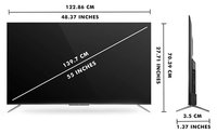 TCL 138.7 cm 55 inches 4K Ultra HD Certified Android Smart QLED TV 55C715 Metallic Black 2020 Model with Voice Control