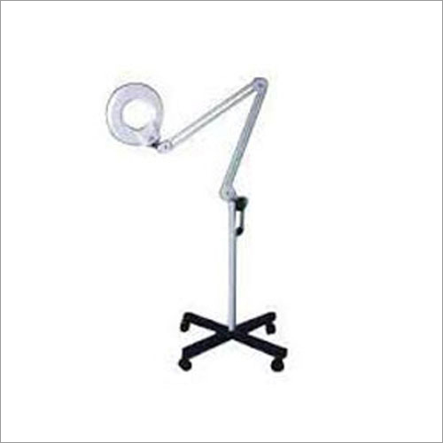 Magnifying Lamp - Metal, Glass, 50x40x100cm | 5x Magnification, LED Light, Adjustable Arm, Stable Base