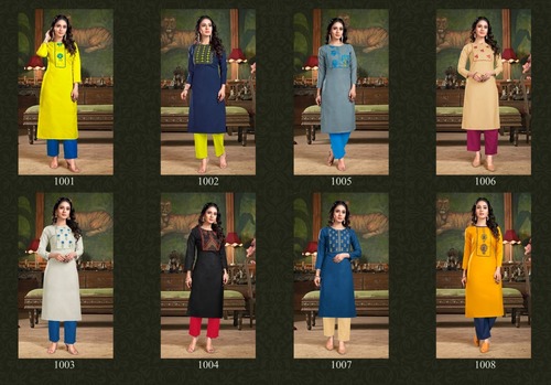 Dry Cleaning Gangour By Nitisha Nx Soft Cotton Kurtis