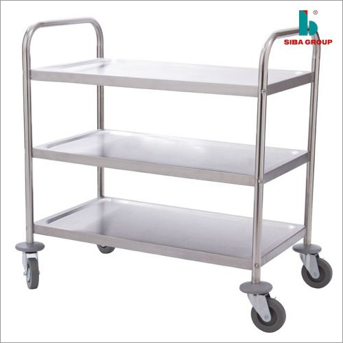 Stainless Steel Medical Trolley Application: Hospital