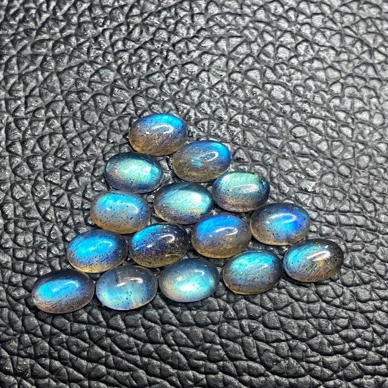 8x10mm Labradorite Oval Cabochon Loose Gemstones