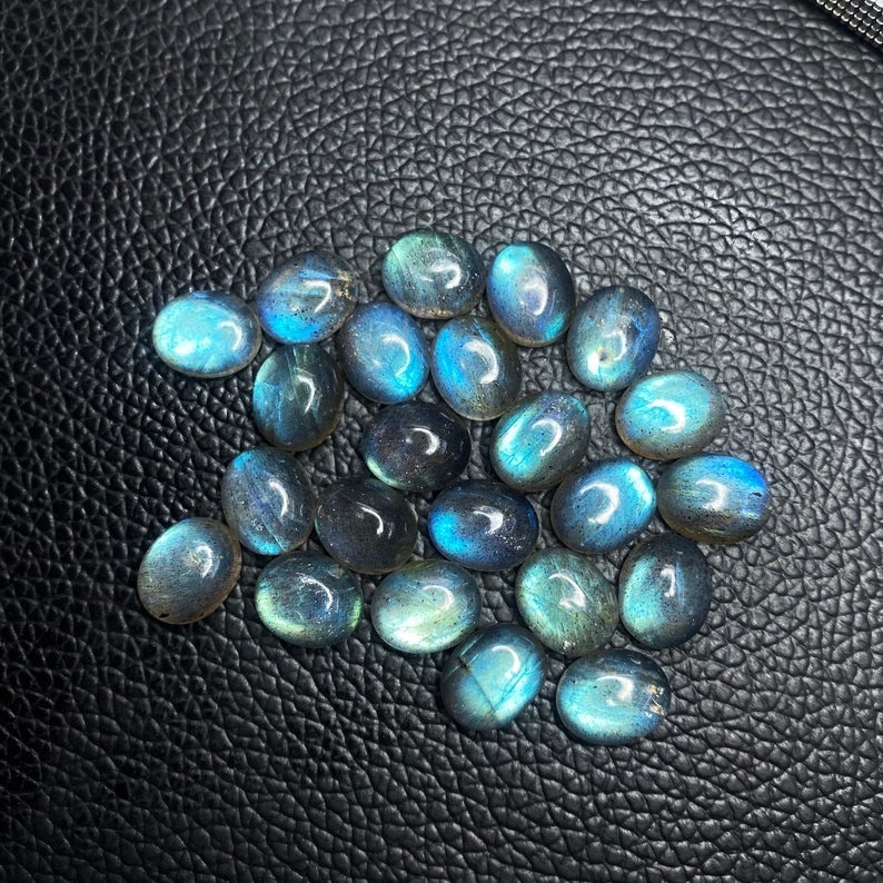 9x11mm Labradorite Oval Cabochon Loose Gemstones