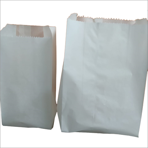 Disposable Plain White Paper Bags