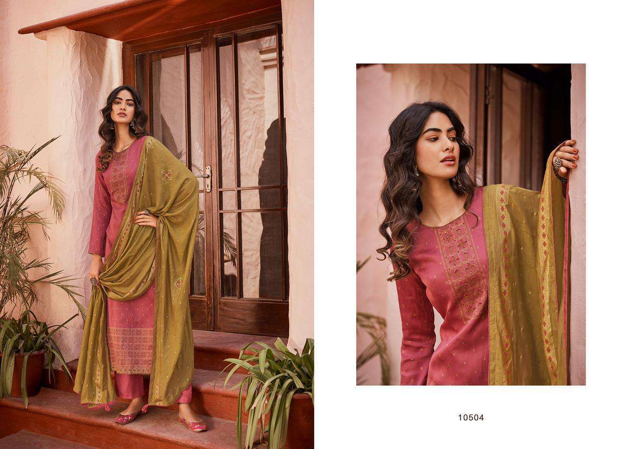 Deepsy Suits Elite Mini Silk Print With Hand Embroidery Designer Suit Catalog