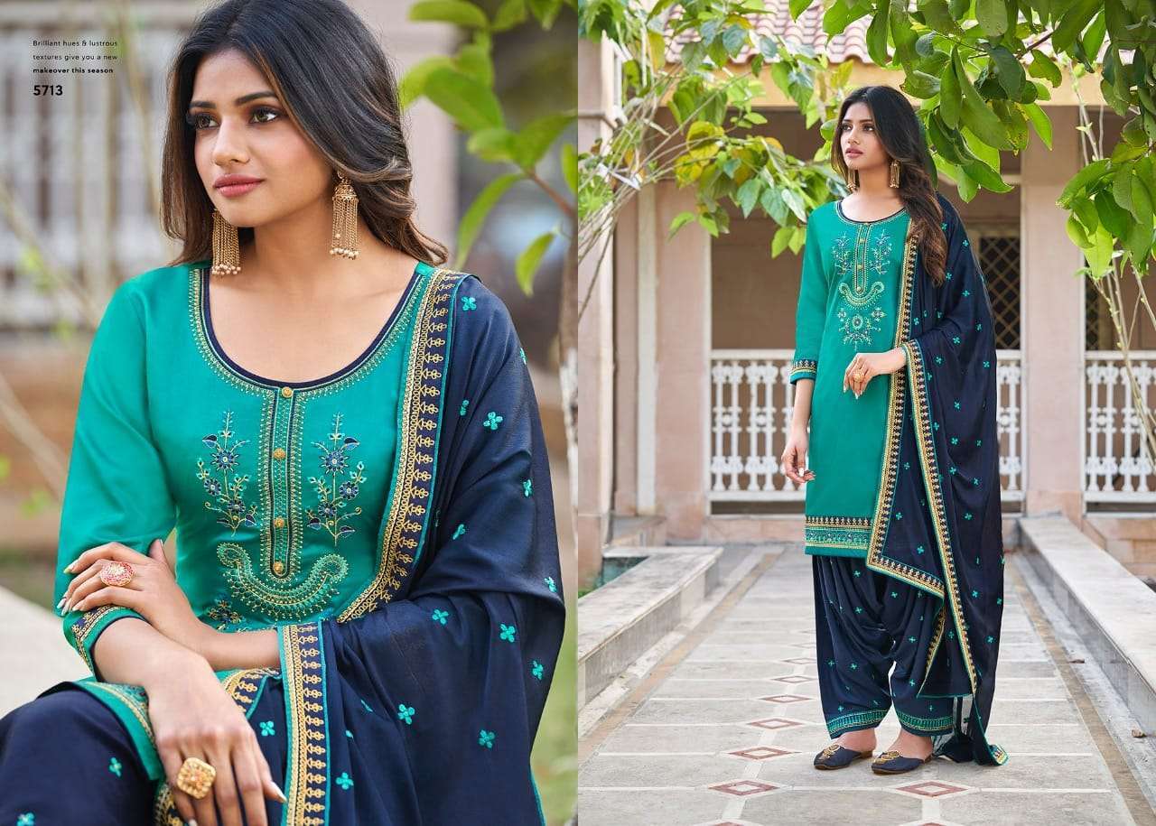 Kessi Patiyala House Vol 83 Cotton Silk With Work Patiyala Dress Material Catalog