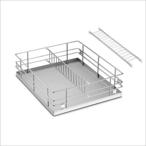 Partition Basket - 15x20 Inches | Clear Natural, Premium Quality Stainless Steel, Weight Range 2-5 kg