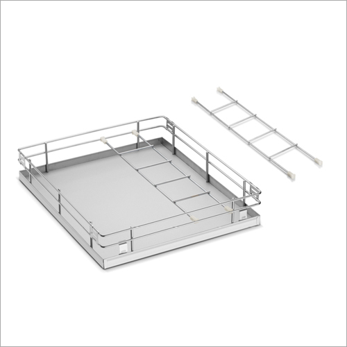 SS Glass Basket - Customized Size, Clear Natural Color | Finest Quality Stainless Steel Material, Weighs 2-5 Kilograms