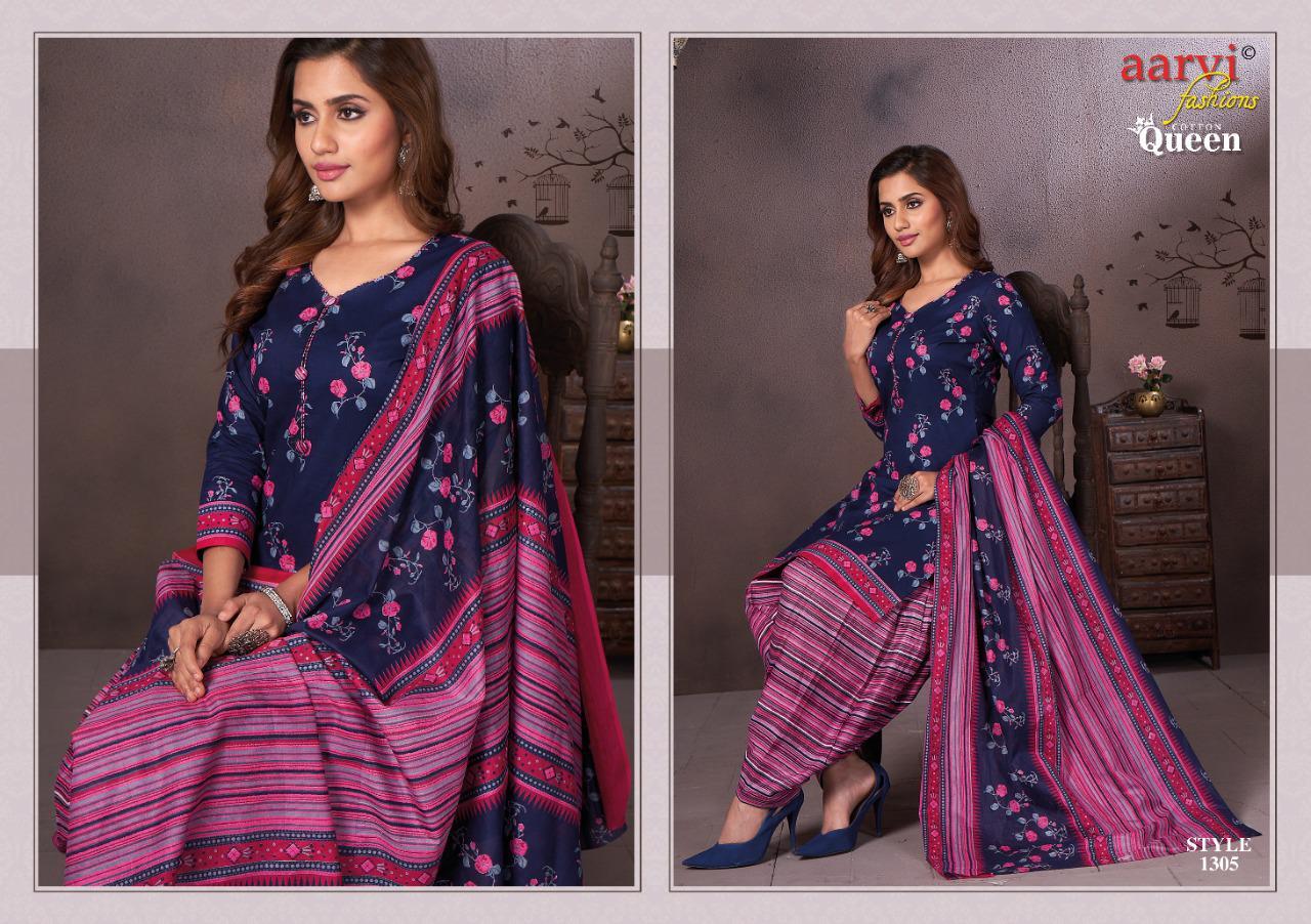 Aarvi Fashion Cotton Queen Vol 3 Cambric Cotton Printed Dress Material Catalog