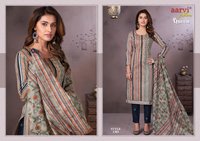 Aarvi Fashion Cotton Queen Vol 3 Cambric Cotton Printed Dress Material Catalog