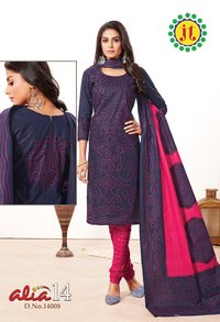 Jt Alia Vol 11 Bandhani Special Printed Cotton Dress Material Catalog