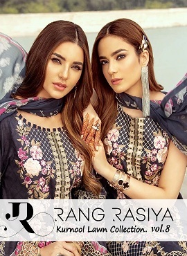Rang Rasiya Kurnool Lawn Collection Vol 8 Karachi Printed Dress Material Catalog
