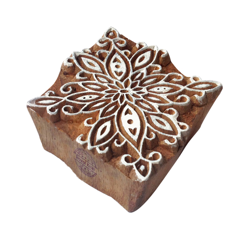 Square Wooden Block Printing Stamps