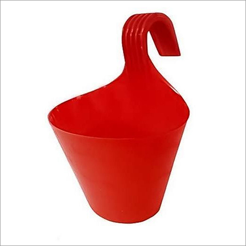 Brown Plastic Hanging Flower Pot