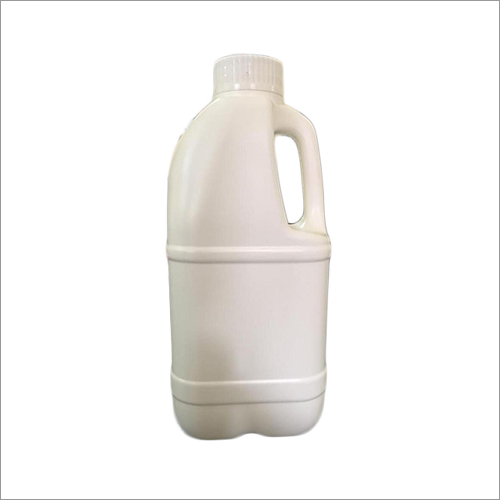 HDPE Bottle With Handle - Plastic, Customized Size | Round Shape, Ideal for Beverage, Chemical, Oil, Pharmaceutical Use, Offset Printing