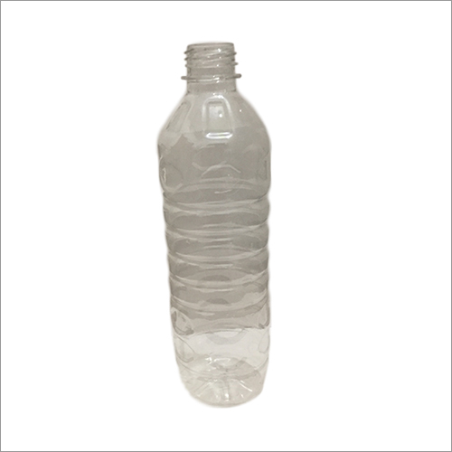 Round 410 Ml Transparent Plastic Bottle